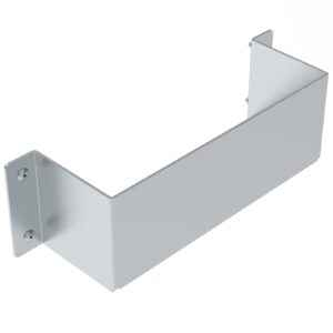 <ul><li>aluminium</li><li>3"p X 8 1/2"l X 3"h</li></ul>
