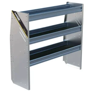 Étagères en aluminium pour fourgonnette à toit bas  14" x 44.5" x 48"